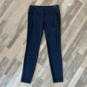 Ann Taylor Black and Navy Work Pant Trouser Women's 6